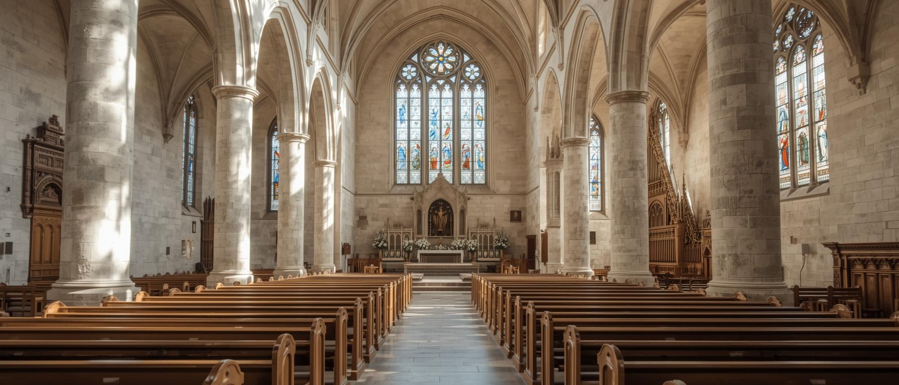 Architectural elements and liturgical furnishings with local notes
